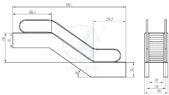 LG-DTF02型  扶梯部件安裝與調(diào)整實(shí)訓(xùn)設(shè)備（工程型）
